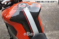 SSK Full Carbon Fiber Tank Pad for Yamaha FZ-09/MT-09 Twill Glossy Red White