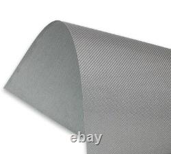 Silver Aluminized Fiberglass Veneer Sheet 2x2 Twill 12 x 48.022 Thick