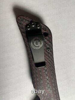 Southern Grind Spider Monkey Carbon Fiber with red G10 twill M4 Limited edition