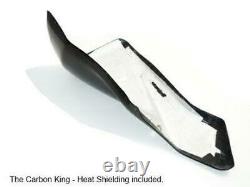Suzuki Gsxr 600 750 Carbon Exhaust Heat Shield 2011-12 Twill Gloss Fibre Guard