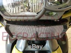 TWILL Carbon Fiber Oil cooler cover for BMW K1300 R with Mounting Brackets