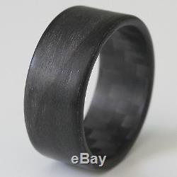 The Shadow Blackwood Twill Wood and Carbon Fiber Ring