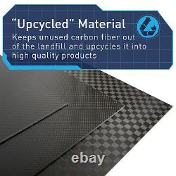 Thick Carbon Fiber Plate 100% Space Grade Sheet 6x6 Panel Made in USA