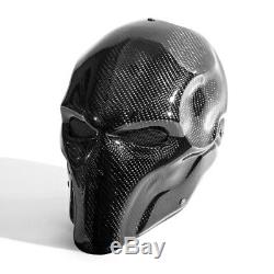 Twill Carbon fiber helmet masks Prom high-end Villain death knell Halloween mask