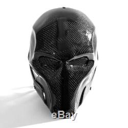 Twill Carbon fiber helmet masks Prom high-end Villain death knell Halloween mask