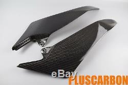 Under Tank Covers Yamaha R1 2009-2014 TWILL Carbon Fiber Side Covers GLOSSY