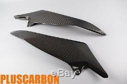 Under Tank Covers Yamaha R1 2009-2014 TWILL Carbon Fiber Side Covers GLOSSY