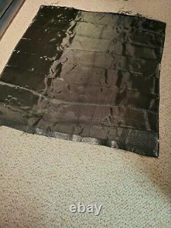 Unused End-Roll Carbon Fiber Cloth. 600G 2x2 twill. Price is per 6x6 ft. Piece