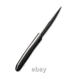 WE KNIFE Reazio Fixed Blade 921A Knife CPM 20CV Steel & Black Twill Carbon Fiber