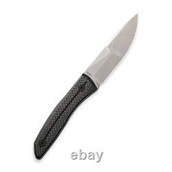WE Knives Reazio Tek Lock Knife Twill CF Handle Stonewash 20CV Blade 921A