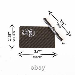 XL Carbon fiber Cutting Plate + Heater + Carbon Card and Short Straw Gift USA