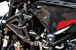 Yamaha FZ-10/MT-10 Radiator Covers Carbon Fiber Glossy Twill