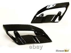 Yamaha Mt10 Carbon Air Intake Front Cover Trims In Gloss Twill Weave Fibre Fiber