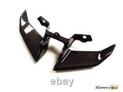 Yamaha Mt10 Carbon Front Lower Headlamp Spoiler Trim In Twill Gloss Weave Fibre