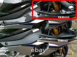 Yamaha R1 2015 19 Carbon Air Duct Intake Access Covers Twill Gloss Fibre 2nds