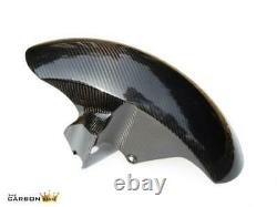 Yamaha Yzf R6 Carbon Front Mudguard In Twill Gloss Weave 2006-16 Fibre Fender