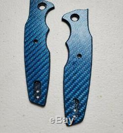 Zero Tolerance ZT0393 Full Glowing Blue Twill Scales (Knife NOT INCLUDED)