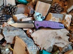 Zero Tolerance ZT0393 Full Purple Twill Scales (Knife NOT INCLUDED)