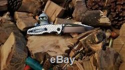 Zero Tolerance ZT0393 Silver Twill Carbon Fiber Scales (Knife NOT INCLUDED)