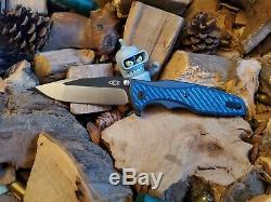 Zero Tolerance ZT0393 Stock shape Glowing Blue Twill Scales(Knife NOT INCLUDED)