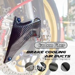 108mm Carbon Fiber Cooling Brake Rotor Disc Air Conduits Pour Kawasaki Zx10r 04-10