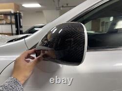 2008-2013 Lexus Isf Carbon Fiber 3k Twill Side Mirror Cover - Production Limitée