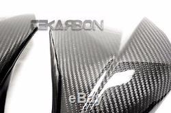 2013 2016 Kawasaki Z800 Carbon Fiber Grandes Carénages Latéraux 2x2 Sergé Armure