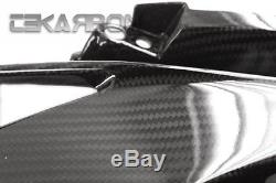 2014 2016 Kawasaki Z1000 Carénages Latéraux En Fibre De Carbone 2x2 Armures Sergé