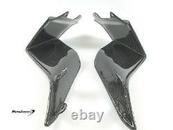 2017-2020 Yamaha R6 Carbon Fibre Tail Side Trim Cover Twill Weave Pattern