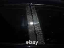 6pc Twill Fenêtre En Fibre De Carbone Réel Panneaux Pilier Couvertures De Panneau Convient 10-15 E84 X1
