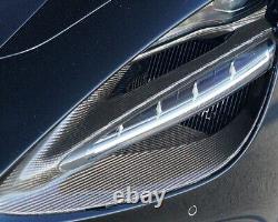 Baguettes de phares avant NOVITEC McLaren 720S 765LT en fibre de carbone 2x2 Twill