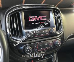 Chevrolet Colorado 2015+ Lunette De Navigation Stereo Trim 100% Carbon Fibre Gloss