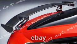 Convient Audi Tt Tts Ttrs Coupe 15-20 Real Carbon Fibre Arrière Trunk Spoiler Wing Lip