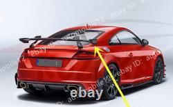 Convient Audi Tt Tts Ttrs Coupe 15-20 Real Carbon Fibre Arrière Trunk Spoiler Wing Lip