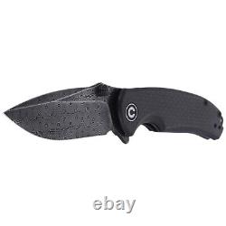 Couteau CIVIVI Twill Carbon Fibre / Noir G10, Noir Damas (c2020ds-1)