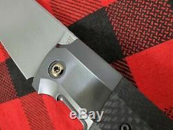 Couteau Personnalisée En Usine Fif23 Sergé En Fibre De Carbone Zirc Couteau