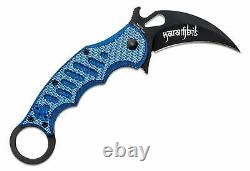 Couteau Pliant Fox Karambit 3.20 N690 Lame D'acier Blue Twill Carbon Fibre Poignée