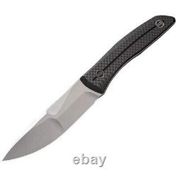 Couteau à lame fixe en fibre de carbone CPM 20CV Reazio Twill de We Knife Co Ltd 921A