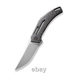 Couteau de poche en acier inoxydable CPM-20CV en fibre de carbone à chevrons WE Knives Speedliner 22045B-1