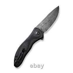 Couteau de poche en fibre de carbone à damas Twill Civivi Knives Synergy 3 C20075D-DS1