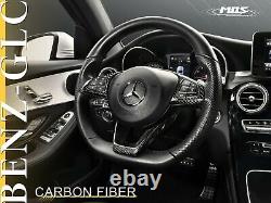 Couvertures De Volant En Fibre De Carbone Mos Pour Mercedes-benz Classe C/ W205/ Glc