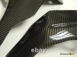 Ducati Multistrada 1200/1200s Carbon Belly Pans Sides Twill Weave 2010-14 Fibre