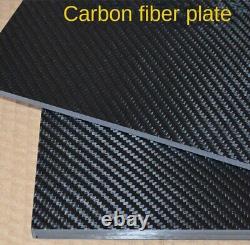 Feuille de panneau de plaque en carbone 3K 400x250 0.2 1.0 2.0 3.0 4.0 5.0 6.020.0