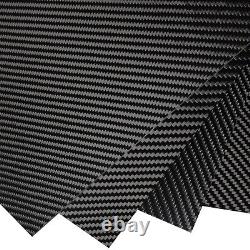 Feuille de stratifié de fibre de carbone 3K 100% 500X600 1-4MM d'épaisseur