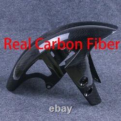 Garde-boue avant en fibre de carbone véritable à 100% pour R1 R1M 2009-2023 - Armure Twill Brillante