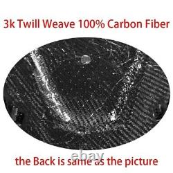 Garde-boue avant en fibre de carbone véritable à 100% pour R1 R1M 2009-2023 - Armure Twill Brillante