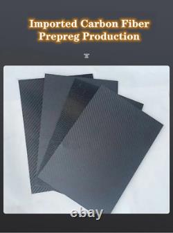 Plaque de fibre de carbone feuille panneau modèle Matériaux tissu sergé uni composite