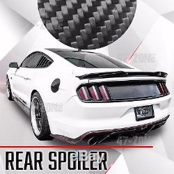 Pour 15 16 17 Ford Mustang Trunk Spoiler Real Carbon Fiber