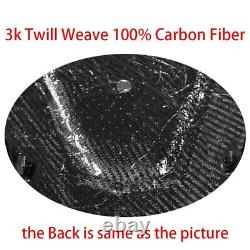 Pour 2011-2024 Ninj ZX10R ZX10RR Protège-boue arrière en fibre de carbone, sergé brillant