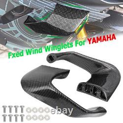 Pour 2015-2022 YAMAHA YZF-R1 YZF-R1M Kit de carénage en fibre de carbone avec ailerons de vent